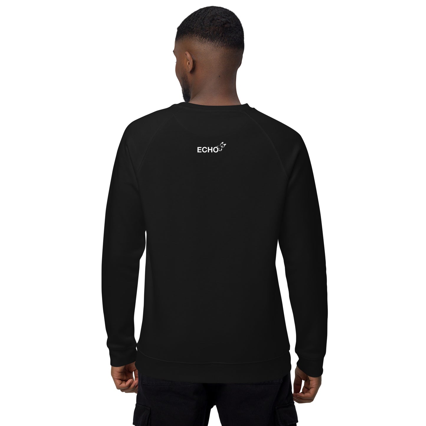 Unisex Organic Raglan Sweatshirt - No God No Peace
