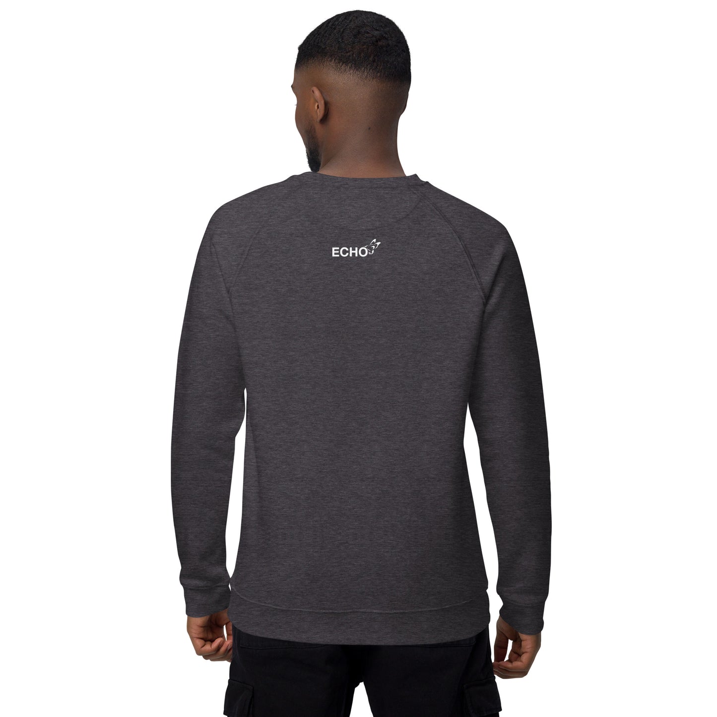 Unisex Organic Raglan Sweatshirt - No God No Peace