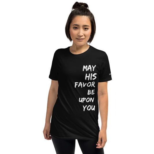 May His Favor Be Upon You - Unisex Tee in Dark Neutrals