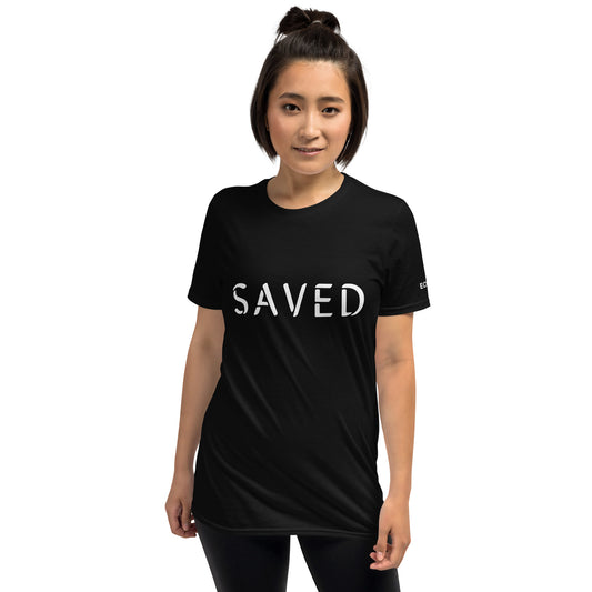 Saved - Unisex Tee in Dark Neutrals