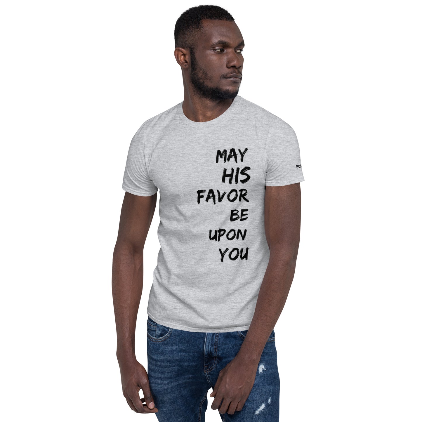 May His Favor Be Upon You - Unisex Tee in Light Neutrals