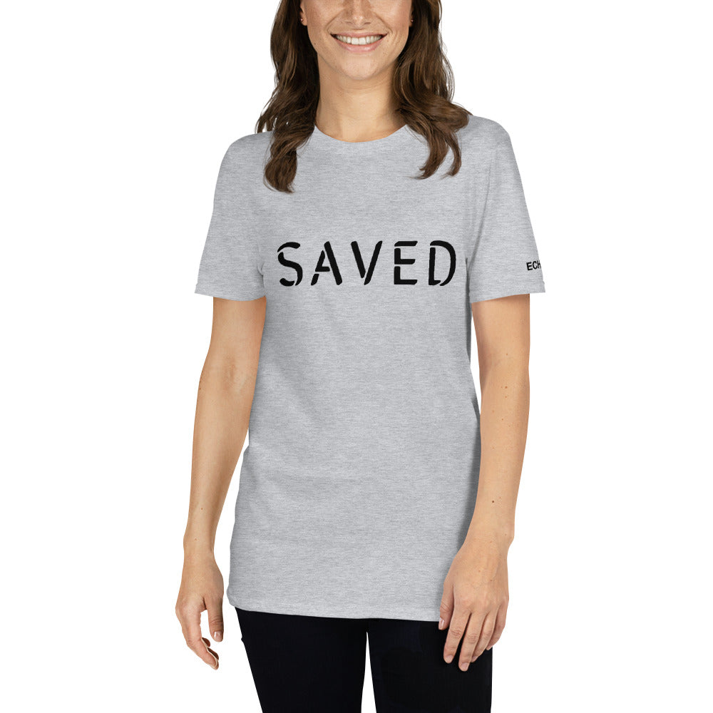 Saved - Unisex Tee in Light Neutrals