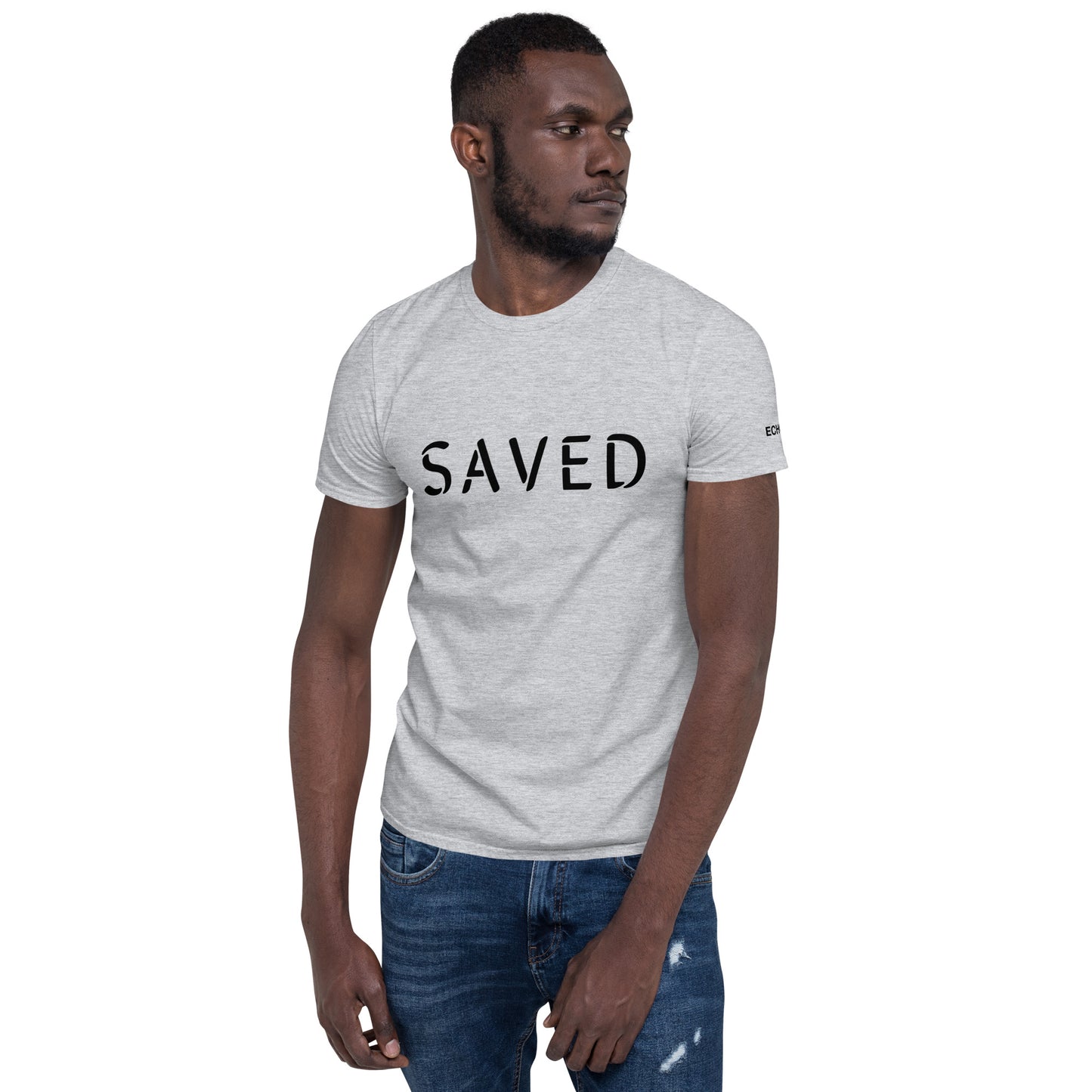 Saved - Unisex Tee in Light Neutrals
