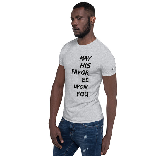 May His Favor Be Upon You - Unisex Tee in Light Neutrals