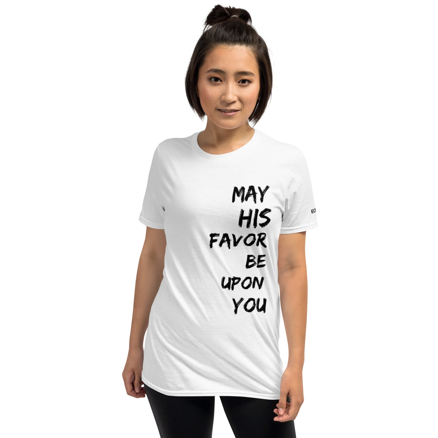 May His Favor Be Upon You - Unisex Tee in Light Neutrals