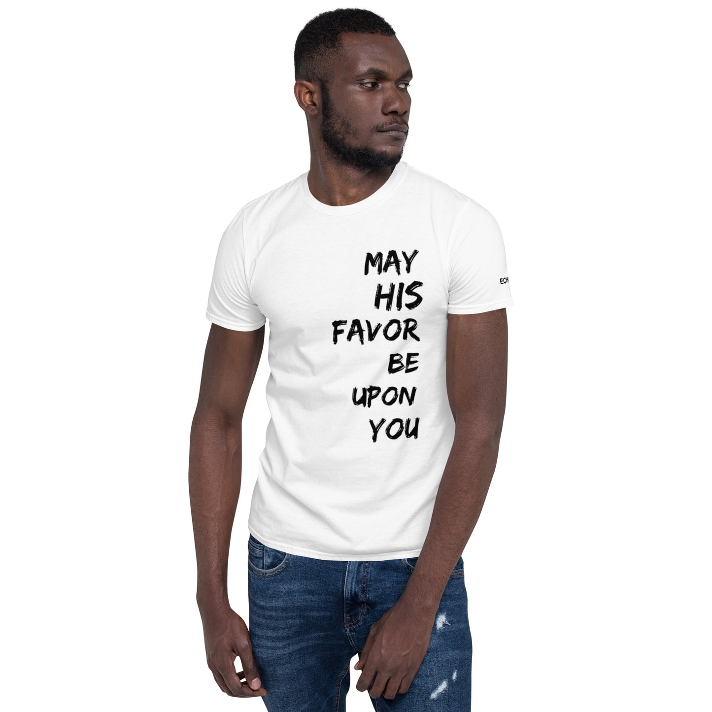 May His Favor Be Upon You - Unisex Tee in Light Neutrals
